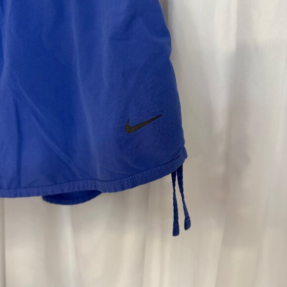 Nike Dri-Fit Blue Athletic Skort With Orange Liner & Gray Waistband Womens Sport - Picture 2 of 8